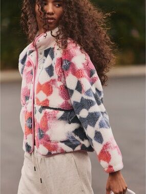 Fp movement hit the slopes printed fleece jacket
